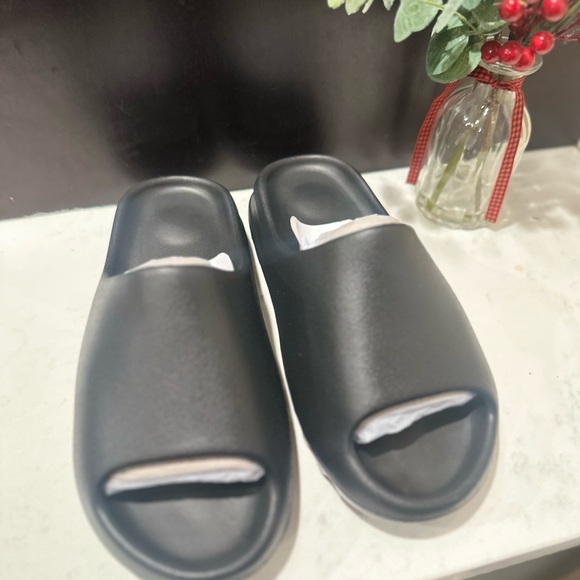 Black Slide Sandals main image 5